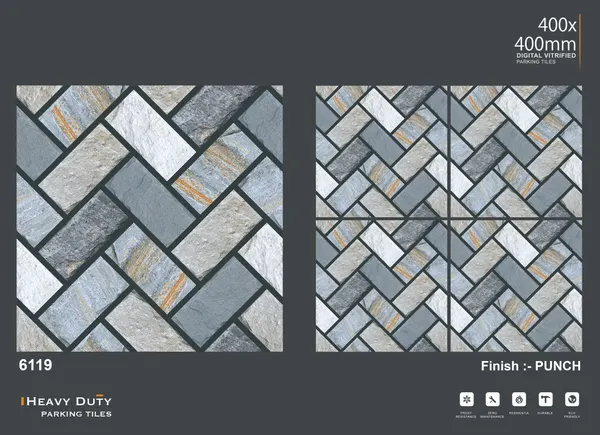 6119 — punch outdoor tiles