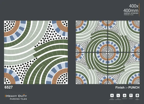 6527 — punch outdoor tiles