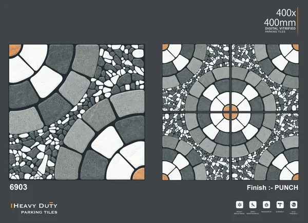 6903 — punch outdoor tiles