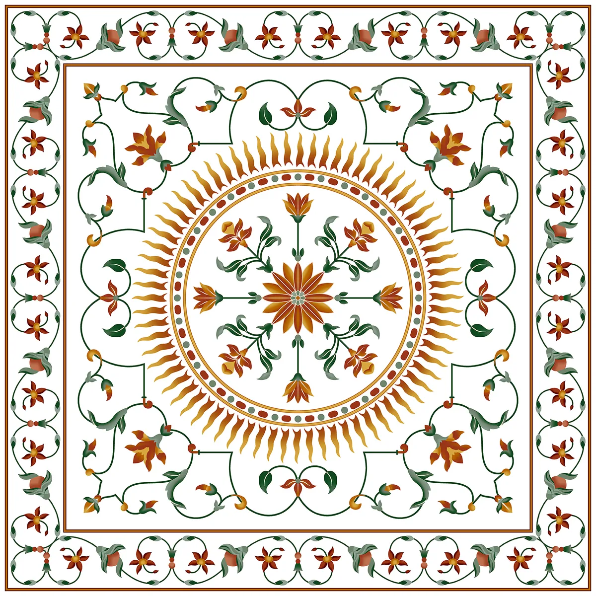 CRV - 910 — carving ceramic tiles, view 1