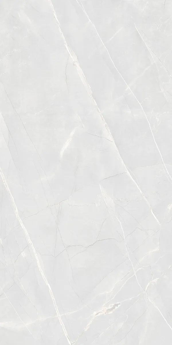 EL ARGENTA WHITE — glossy vitrified porcelain tiles, view 1