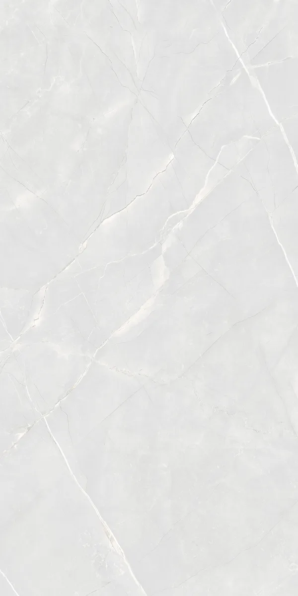 EL ARGENTA WHITE — glossy vitrified porcelain tiles, view 2
