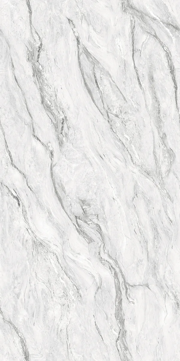 EL MEZZA WHITE — glossy vitrified porcelain tiles, view 1