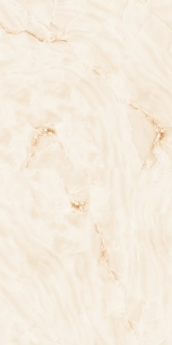 WAVES ONYX BEIGE — glossy vitrified porcelain tiles, view 3